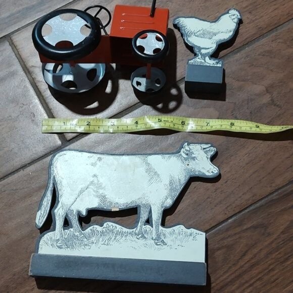 farm animal tractor decor farmhouse - Picture 2 of 4
